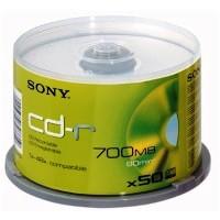 Sony CD-R 700MB x 50PK Blank Disks
