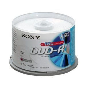 DVD-R  16X  Spindle-BULK 50PCS  Blank Disks