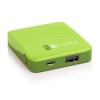 Techlink Recharge Li-polymer Portable Battery USB Charger 2500mAh Green