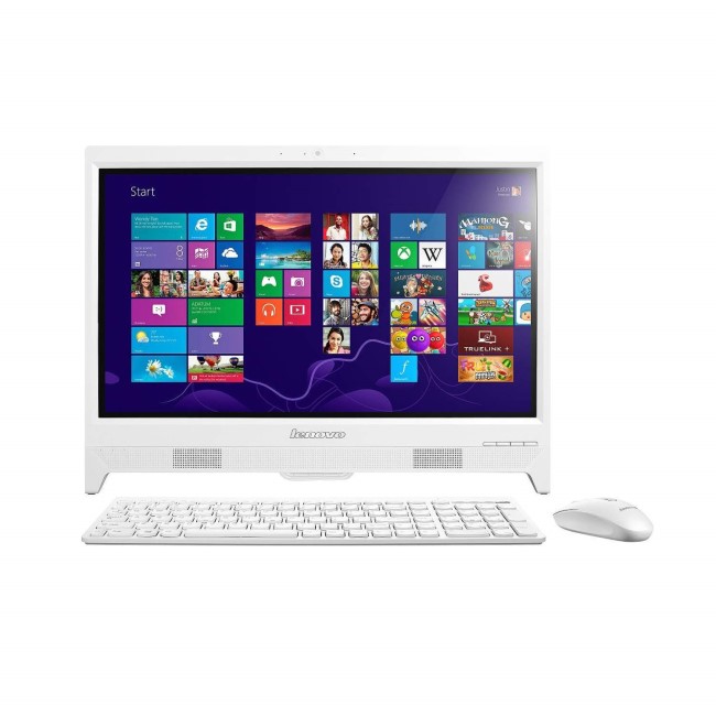 Lenovo C260 Intel Celeron J1800 4GB 500GB DVDRW 19.5" Windows 8.1 White All In One