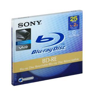 Blu-Ray Disk 25GB RW 2x velocity Blank Disks