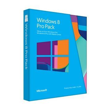 Microsoft Windows 8 to Windows 8 Professional Pack Medialess Upgrade