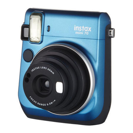Fujifilm Instax Mini 70 Instant Camera in Blue + 10 Shots
