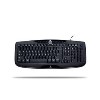 GRADE A1 - Logitech Media Keyboard 600 - Black