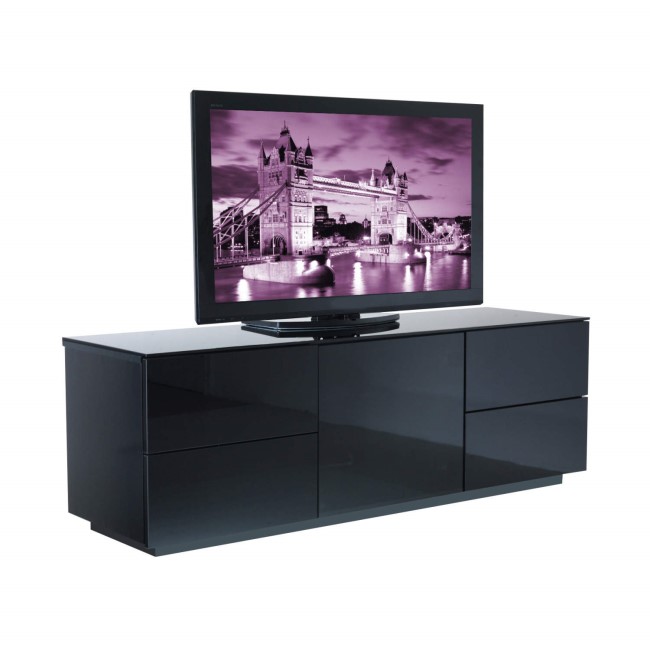 Ex Display - As new but box opened - UKCF London Gloss Black TV Cabinet - Up to 60 Inch