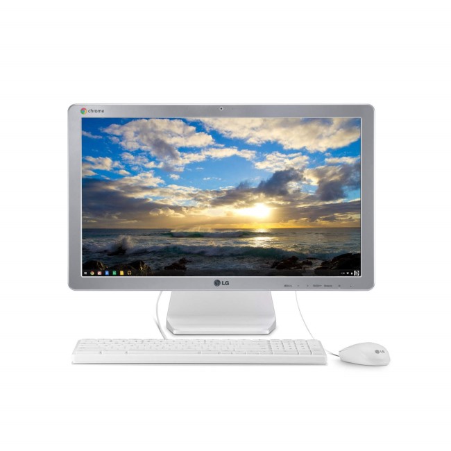 GRADE A1 - As new but box opened - LG Chromebase White Intel Celeron 2995U 2GB 16GB WIFI 21.5" Google Chrome All In One