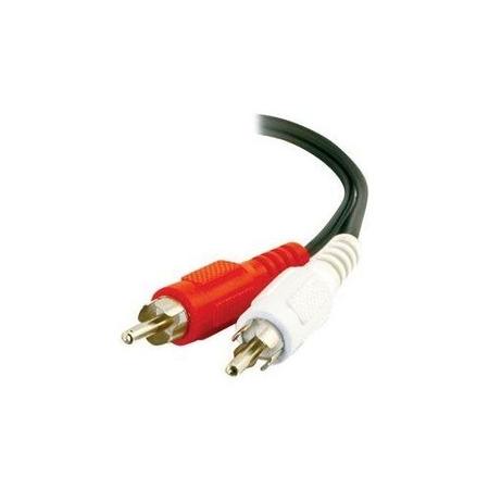 Cables 2 Go 80034 7m Twin Phono to 3.5mm Audio Cable – Male both ends      