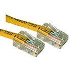 Cables To Go 0.5m Cat5E Crossover Patch Cable - Yellow