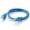 Cables To Go 0.5m Cat6 Snagless CrossOver UTP Patch Cable Blue