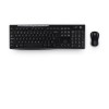 Logitech Wireless Combo MK270 - Keyboard and mouse set - 2.4 GHz - French