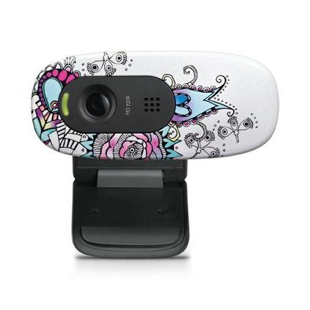 Logitech 960-000907 C270 HD Webcam - Floral Foray