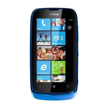Nokia Lumia 610 RM-835 CV GB Cyan Sim Free Mobile Phone