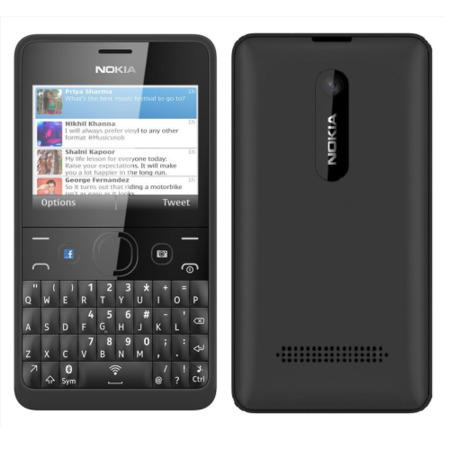 Nokia Asha 210 Black Unlocked & SIM Free