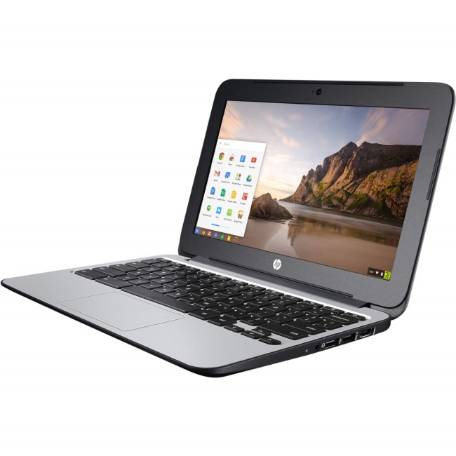 Refurbished Grade A1 HP Chromebook 11 G3 4GB 16GB SSD 11.6 inch Chromebook Laptop in Grey & Silver 