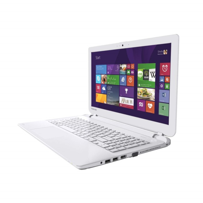 Refurbished Grade A1 Toshiba Satellite L50D-B-18Z AMD Quad Core 4GB 1TB 15.6 inch DVDSM Windows 8.1 Laptop in White