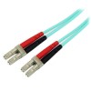 StarTech.com 5m 10 Gb Aqua Multimode 50/125 Duplex LSZH Fiber Patch Cable LC - LC