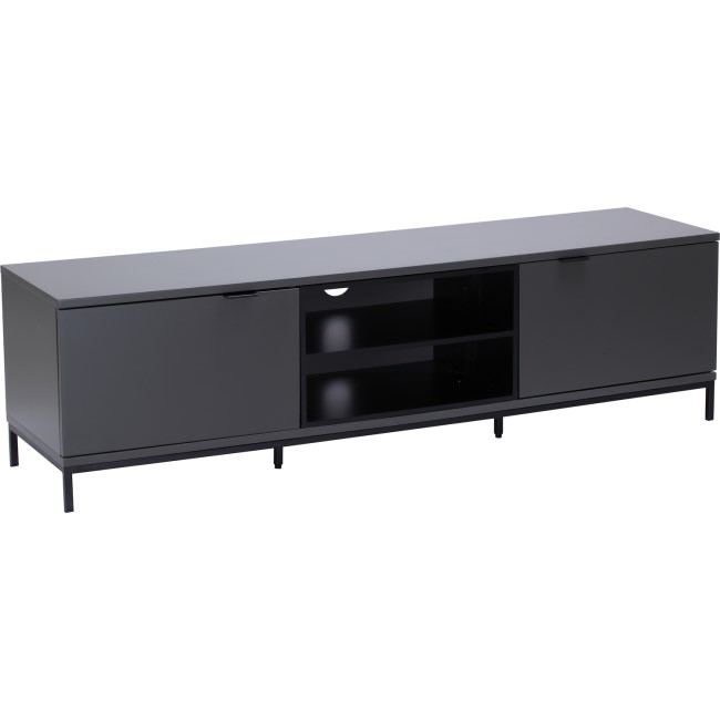 Alphason ADCH1600-CH Chaplin TV Cabinet for up to 70" TVs - Charcoal