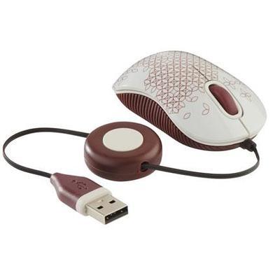 Targus Compact BlueTrace Mouse - White/Brown