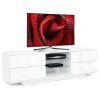 Ex Display - As new but box opened - MDA Designs Avitus TV Cabinet in White High Gloss - up to 65 inch
