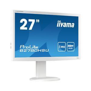 Iiyama B2780HSU 27" LED 1080p VGA DVI HDMI MM HAS White Monitor