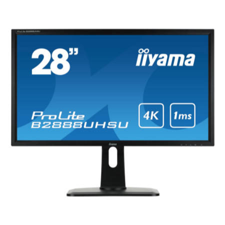 GRADE A1 - As new but box opened - Iiyama B2888UHSU-B1 28" LED 4K VGA DVI HDMI DP Monitor