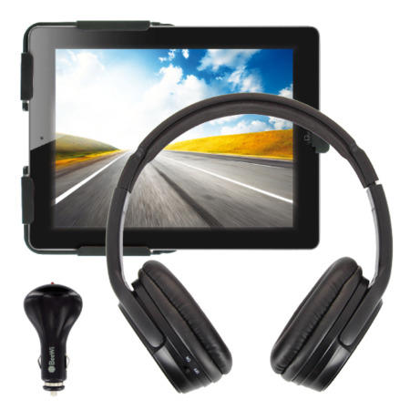 BeeWi Bluetooth Stereo Headphones with iPad 2 Holder