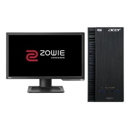 Acer Aspire XC-710 Core i3-6100 4GB 500GB GeForce GT730 Windows 10 Gaming Desktop + Zowie XL2411 24" Full HD TN Gaming Monitor 