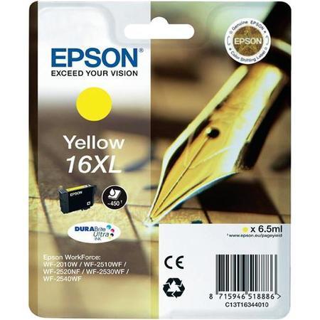 Epson 16XL - Print cartridge - XL size - 1 x yellow - 450 pages - for WorkForce WF-2010W WF-2510WF WF-2520NF WF-2530WF WF-2540WF