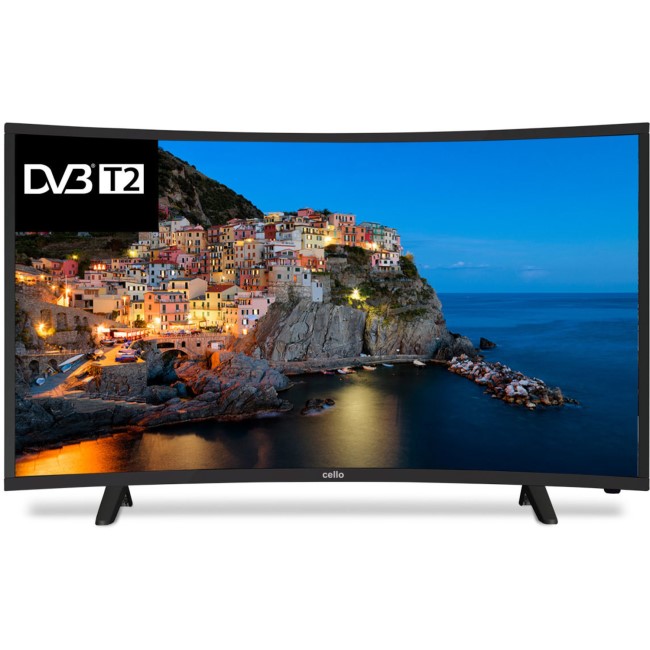 Cello C32229T2 32" 720p HD Ready Curved LED TV with Freeview HD