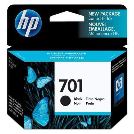 HP 701 Black Inkjet Print Cartridge 