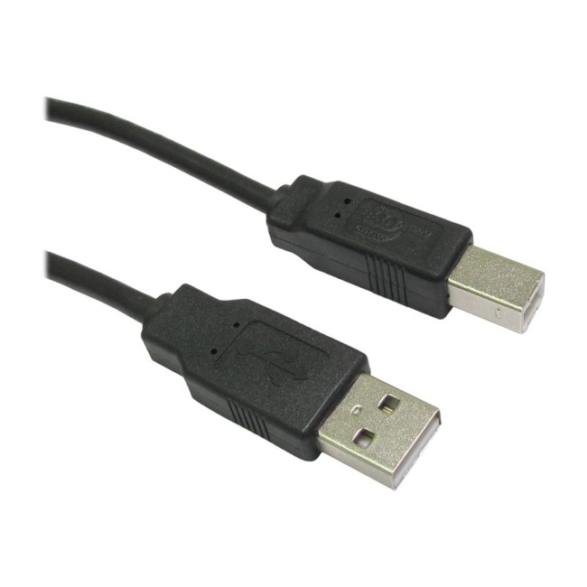1M USB 2.0 High Speed Cable Printer Lead - Black