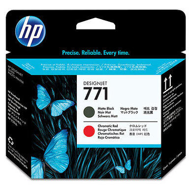 Hewlett Packard HP 771 - Printhead matte black chromatic red