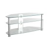 GRADE A1 - MMT CL1150 Glass TV Stand - Up to 55 Inch