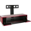 Alphason CRO2-1200BKT-RE Chromium 2 TV Cabinet with Bracket for up to 50&quot; TVs - Red