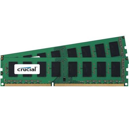 Crucial 4GB Kit 2 x 2GB DDR3-1600MHz UDIMM Unbuffered 1.35v Memory