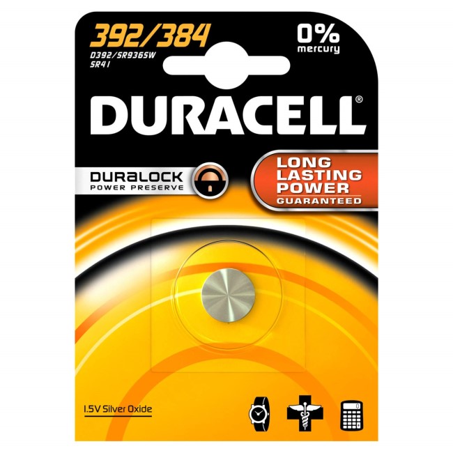 Duracell 392 / 384 1.5v Watch Battery