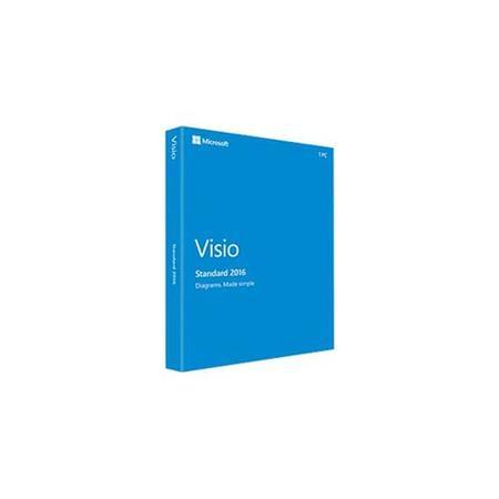 Microsoft Visio Standard 2016 Sngl OLP 1 License NL