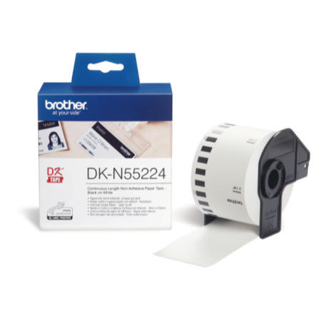 Brother DK55224 Non Adhesive Paper Tape 54mm for QL-1050 QL-650TD Label Printers