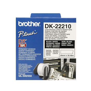 Brother DK-22210 - Labels - Roll 2.9 cm x 30.5 m