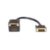 StarTech.com 1 ft DVI-D to DVI-D &amp; HDMI Splitter Cable - M/F
