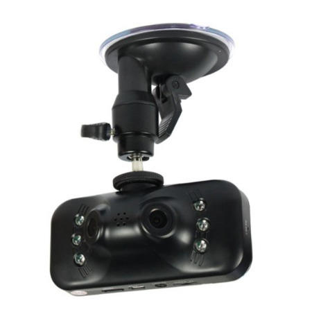 Car Dash Cam With Wide Angle Dual Cameras Full HD 1920x544 3MP Night Vision Audio Playback & Motion Sensors