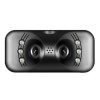 Car Dash Cam With Wide Angle Dual Cameras Full HD 1920x544 3MP Night Vision Audio Playback &amp; Motion Sensors