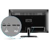 Open Box - ElectriQ 28&quot; 4K Ultra HD 1ms Freesync Monitor 