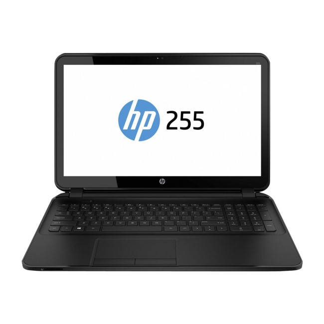 HP 255 G2 Quad Core AMD E2-3800 1.3GHz 4GB 500GB DVDSM 15.6 inch Windows 8.1 Laptop in Black 