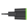 Belkin AC wall charger with Lightning Connector - MFI Certified Cable 2.1amp for Apple iPhone in Black Euro Plug