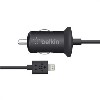 Belkin Single USB Car charger with Lightning Connector - MFI Certified cable 1amp for Apple iPhone in Black