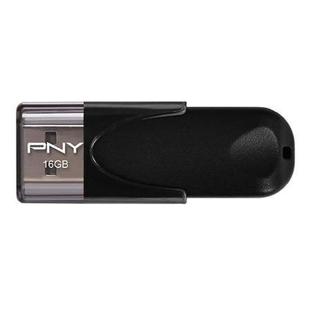 PNY Attaché 4 USB 2.0 16GB Flash Drive - Black