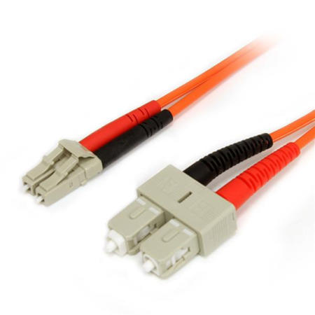StarTech.com 1m Multimode 62.5/125 Duplex Fiber Patch Cable LC - SC