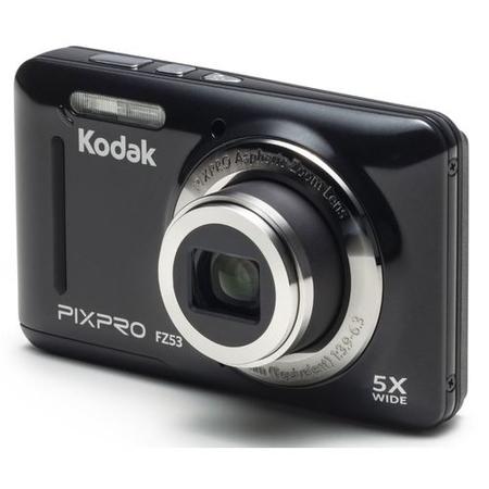 Kodak PIXPRO FZ53 Camera 16MP 5xZoom 2.7"LCD 28mm Wide Li Ion Battery in Black