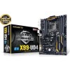 Gigabyte GA-X99-UD4P Intel X99 Express Chipset also supports Core i7  Socket 2011-3 8 x DDR4 ATX Motherboard